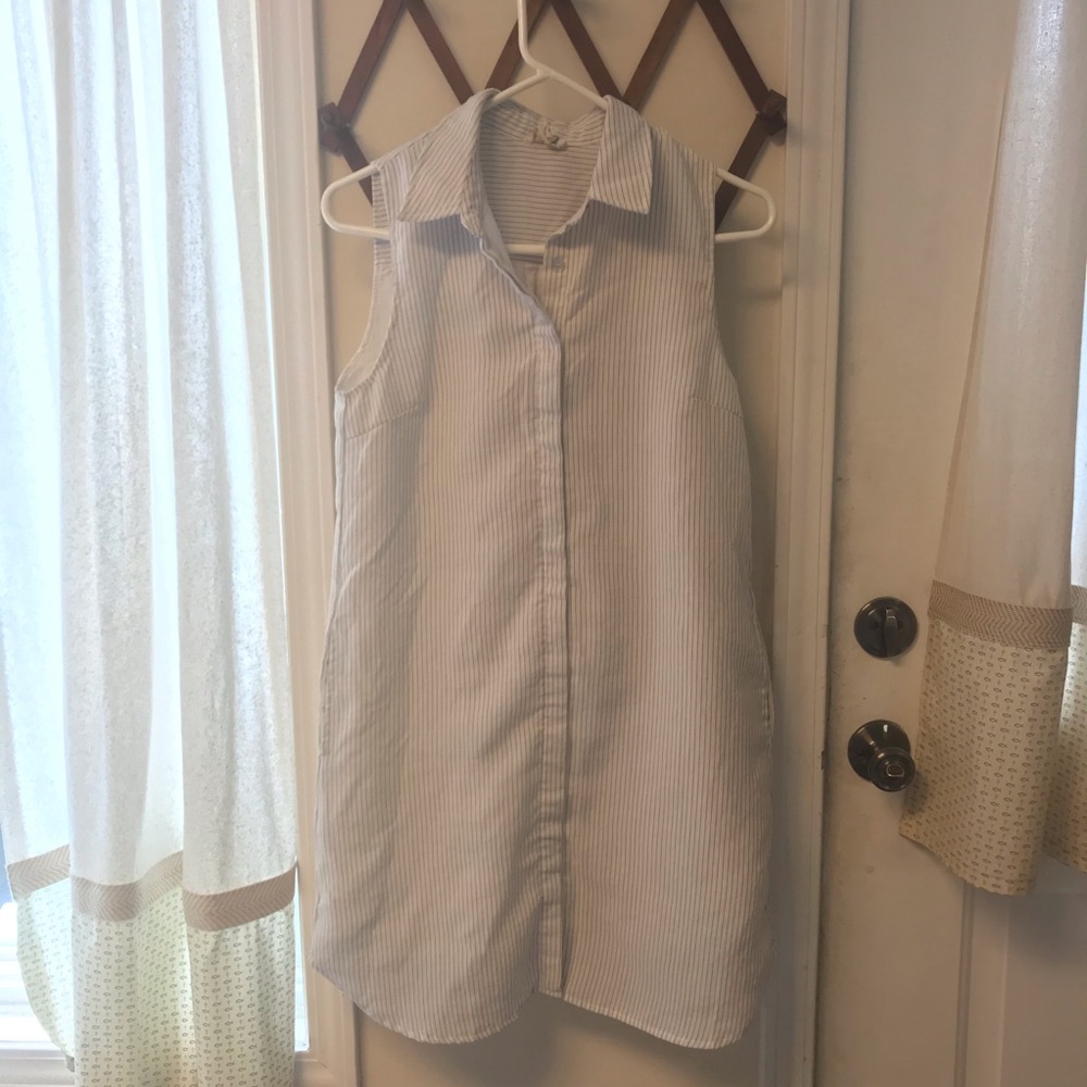 mo:vint New York Pin Striped Summer Dress